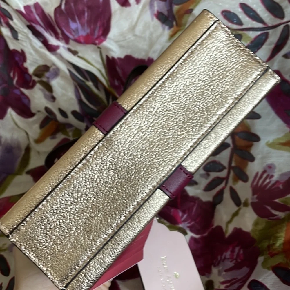 Brand New Kate Spade Leather Wrapping Party Gift Box Present Crossbody Purse